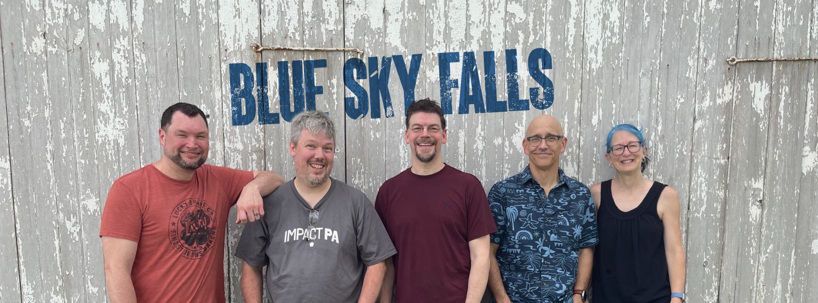Blue Sky Falls: Jeremy, Rob, Nate, Brad, and Jen